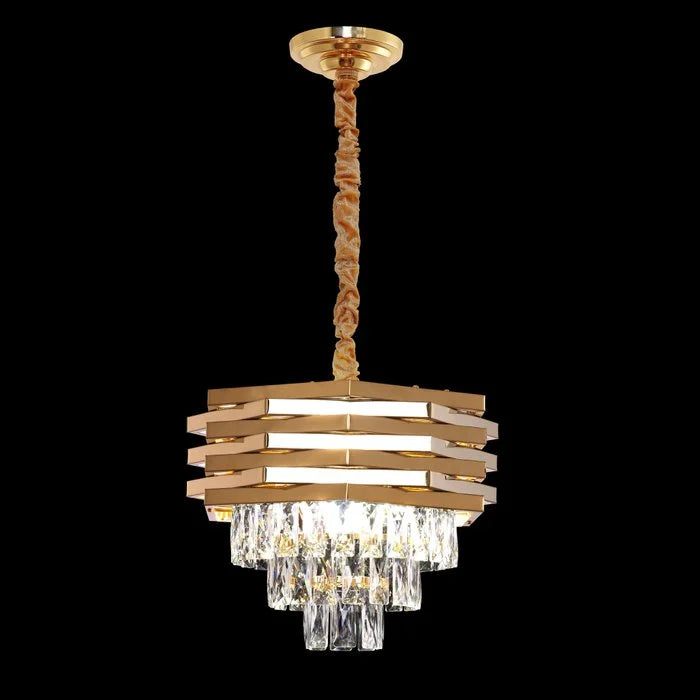 Sfeervolle Hanglamp Crystal Gold