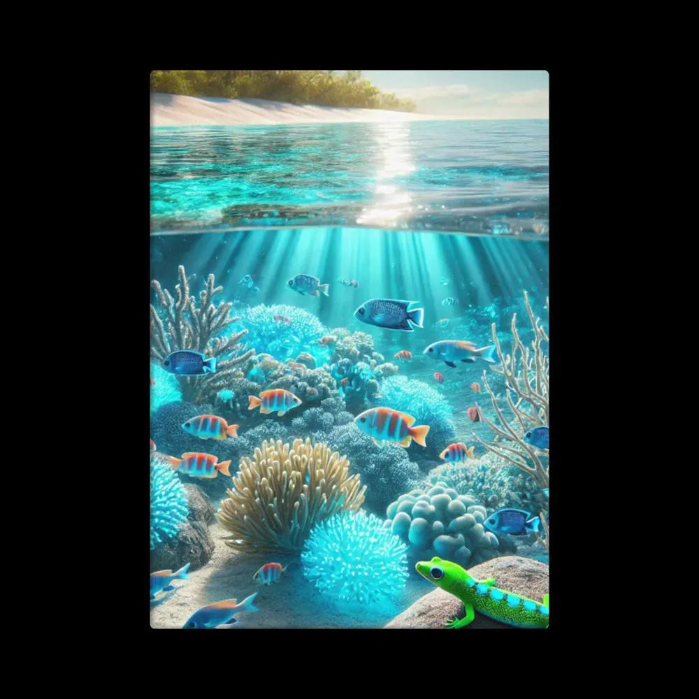 Oceaandromen - Levendige Onderwater Canvas Wanddecoratie
