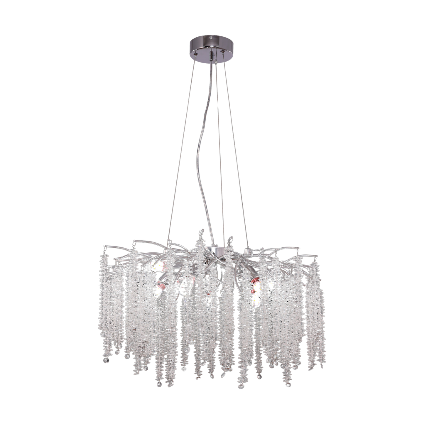 Hanglamp Frost Zilver | 60cm - Luxury Living