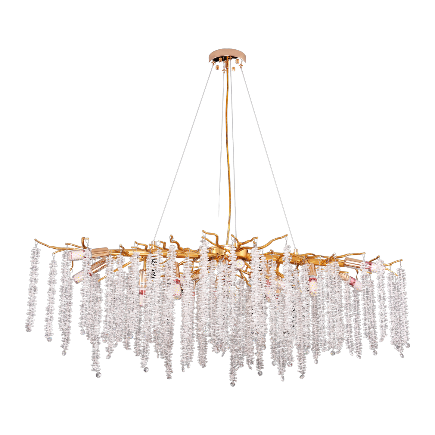 Hanglamp Frost Gold | 100x40cm - Luxury Living