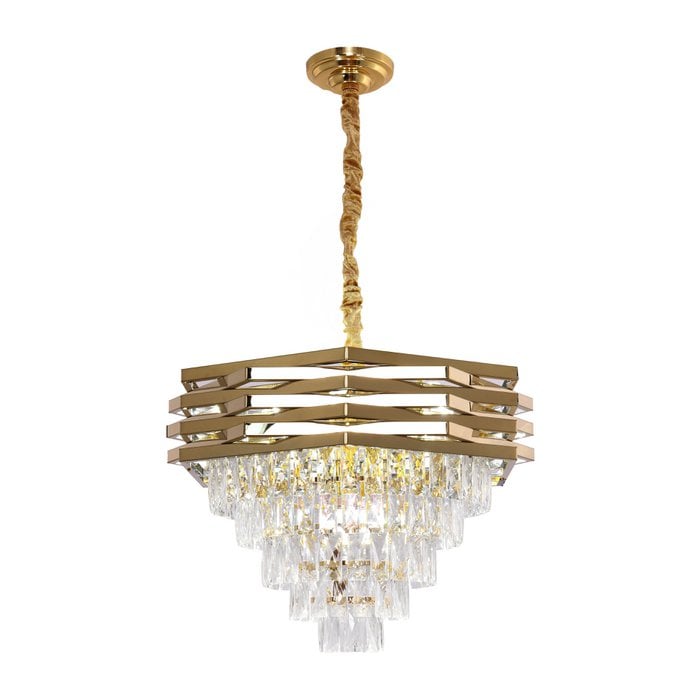 Moderne Hanglamp Crystal Gold