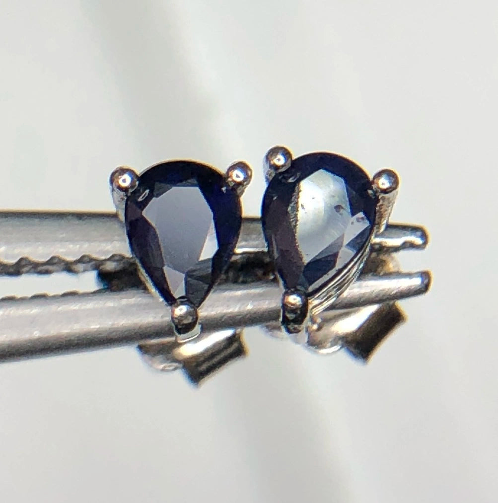 Natuurlijke Blauwe Saffier Oorbellen – 3,00 ct – 925 Zilver