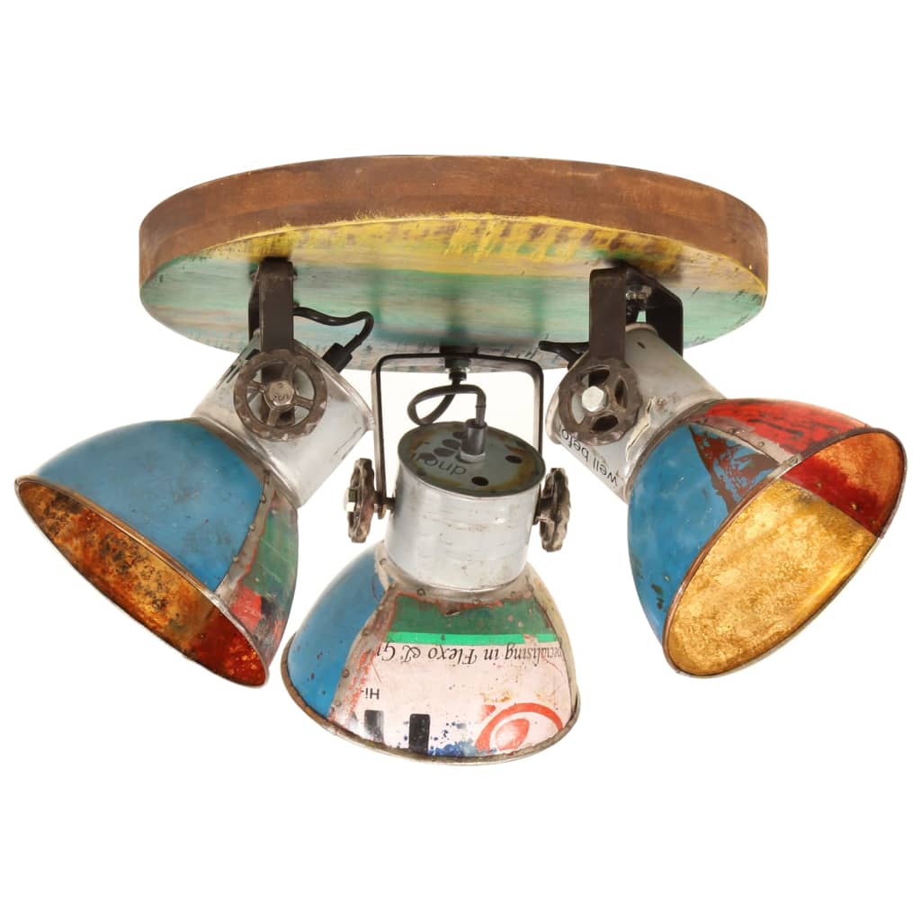 Plafondlamp industrieel 25 W E27 42x25 cm meerkleurig