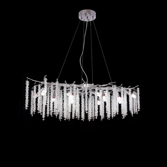 Compacte Hanglamp Frost Zilver