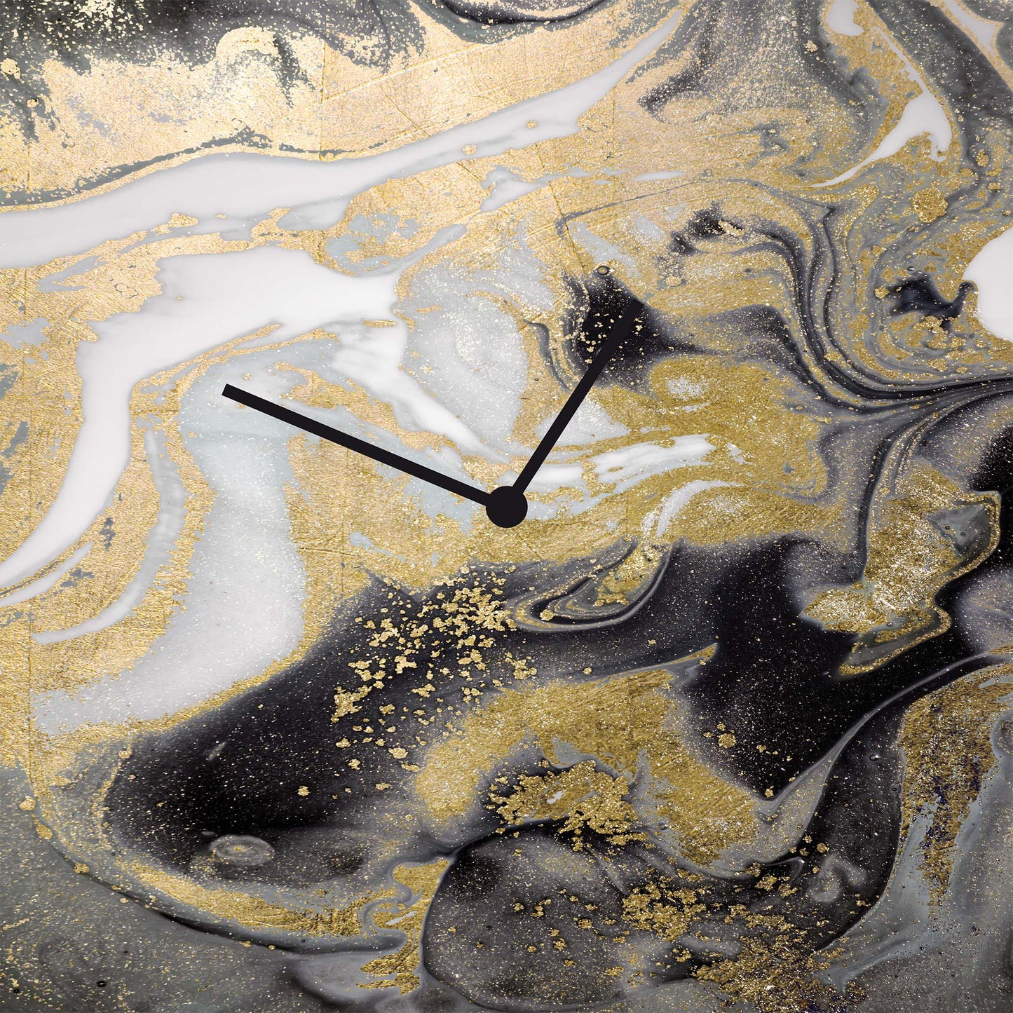 Lux Auriga gold leaf clock