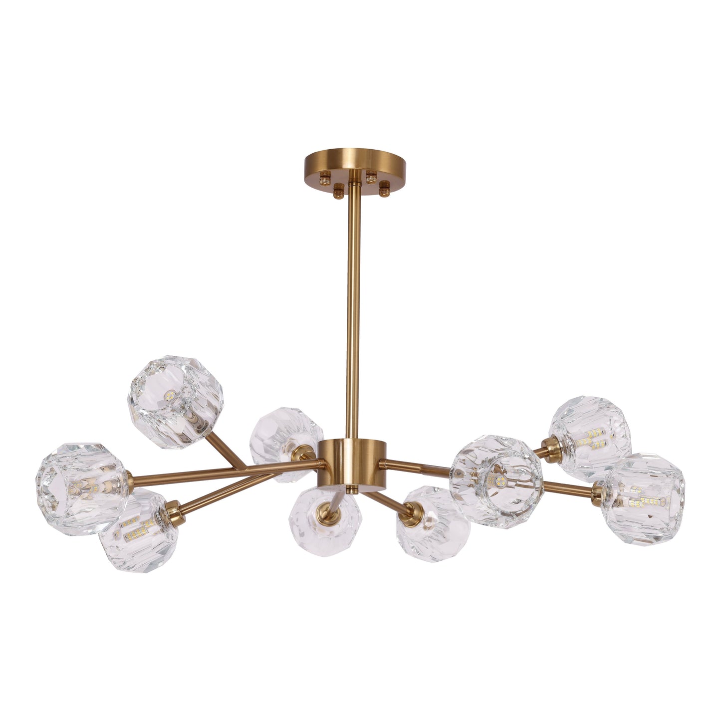 Hanglamp Rosy Copper Gold | 9 - 80x45cm - Luxury Living