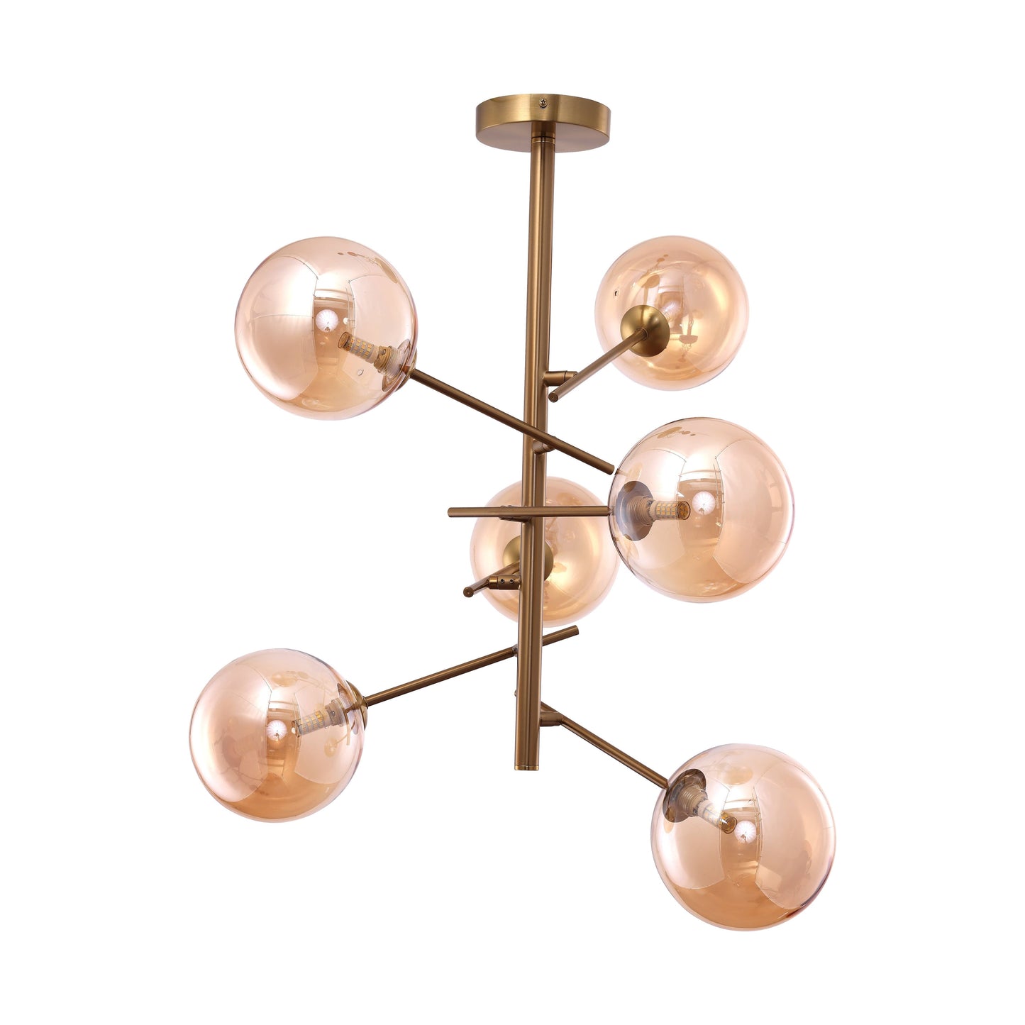 Hanglamp Ross Amber | 6 - 60cm - Luxury Living