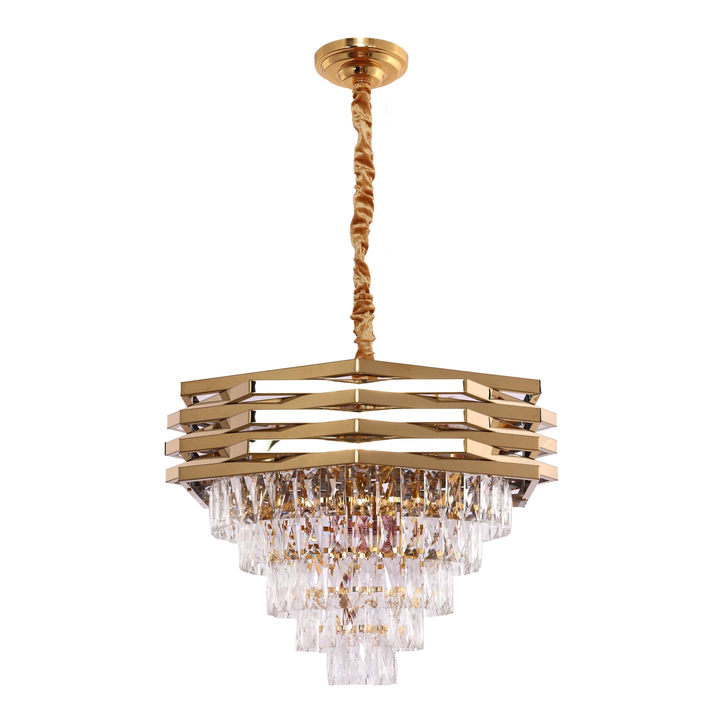 Hanglamp Crystal Gold | 60cm - Luxury Living