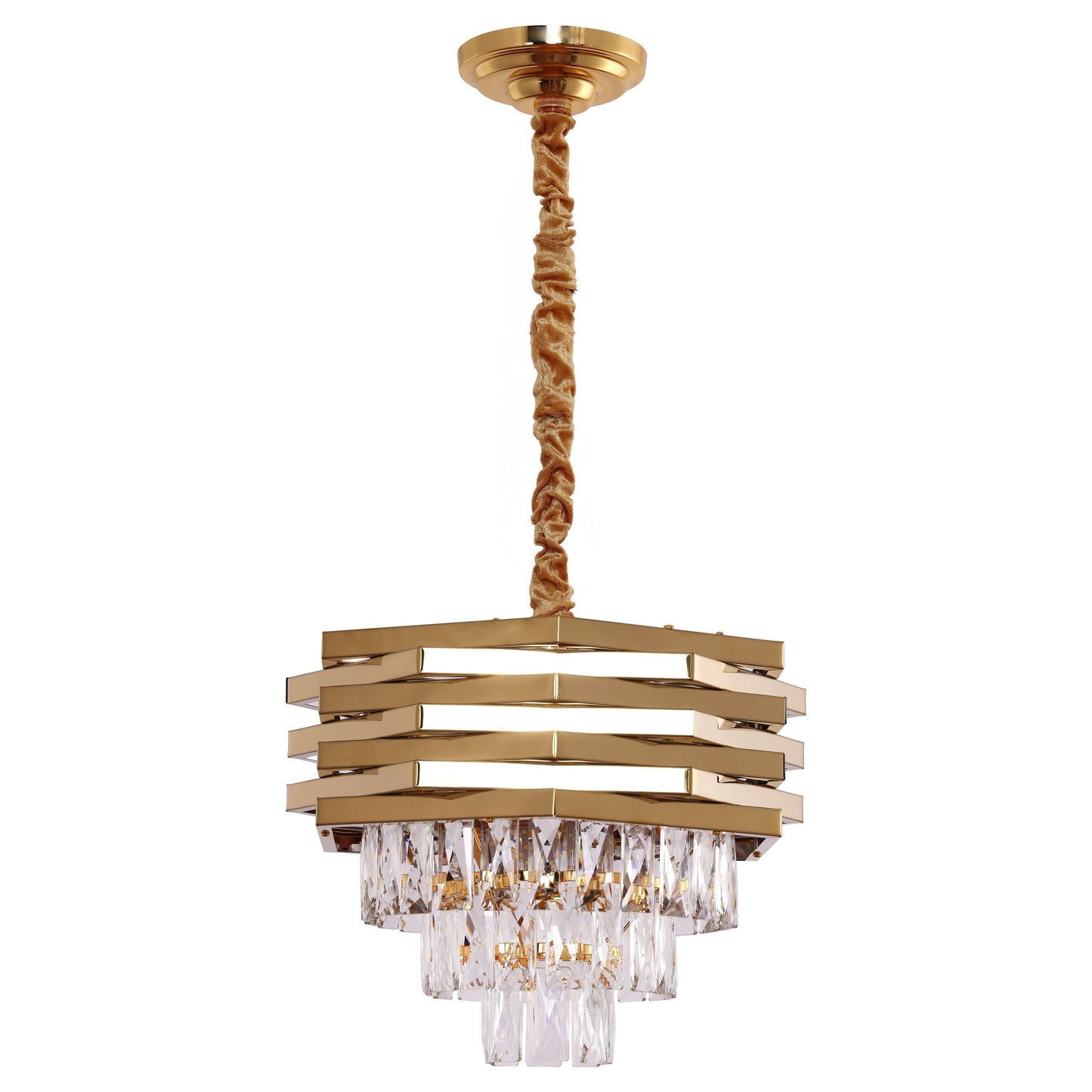 Hanglamp Crystal Gold | 40cm - Luxury Living