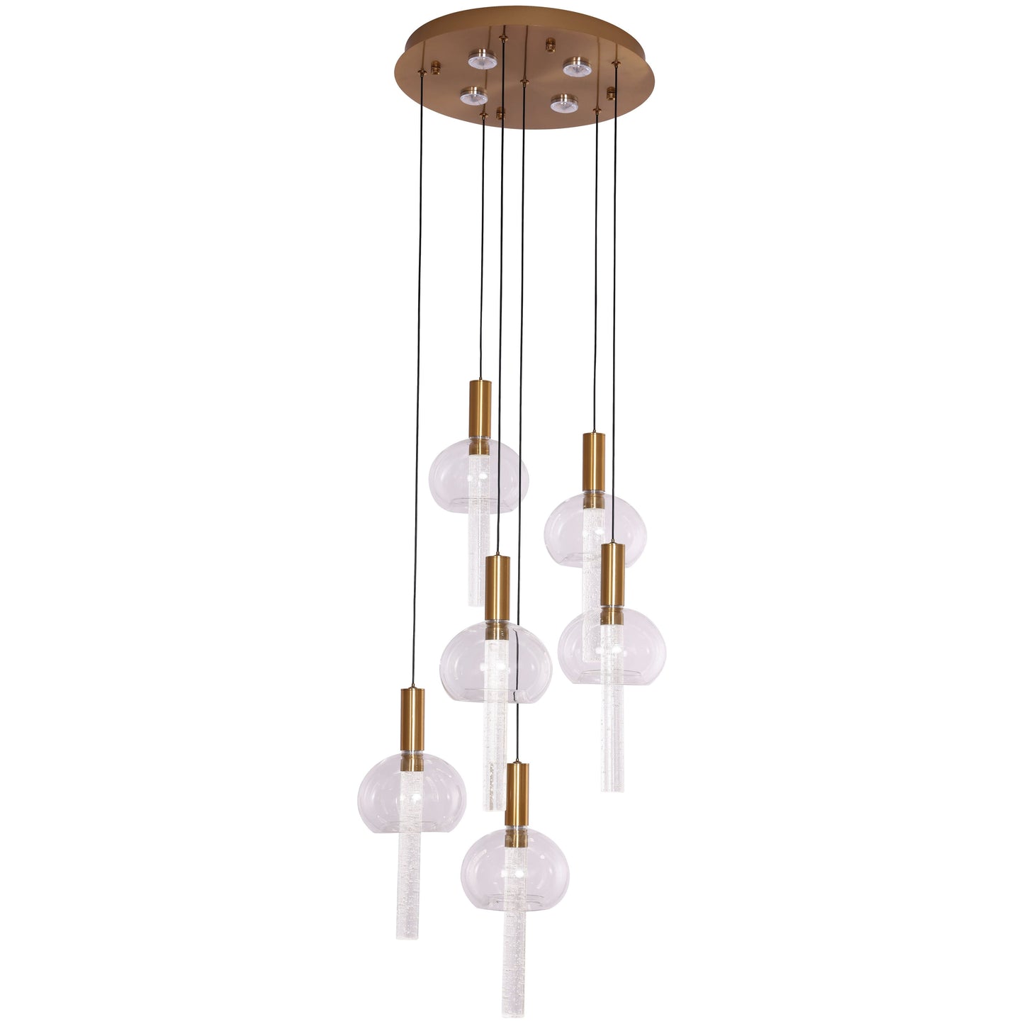 Hanglamp Tubey Copper Gold | 6 - 40cm - Luxury Living