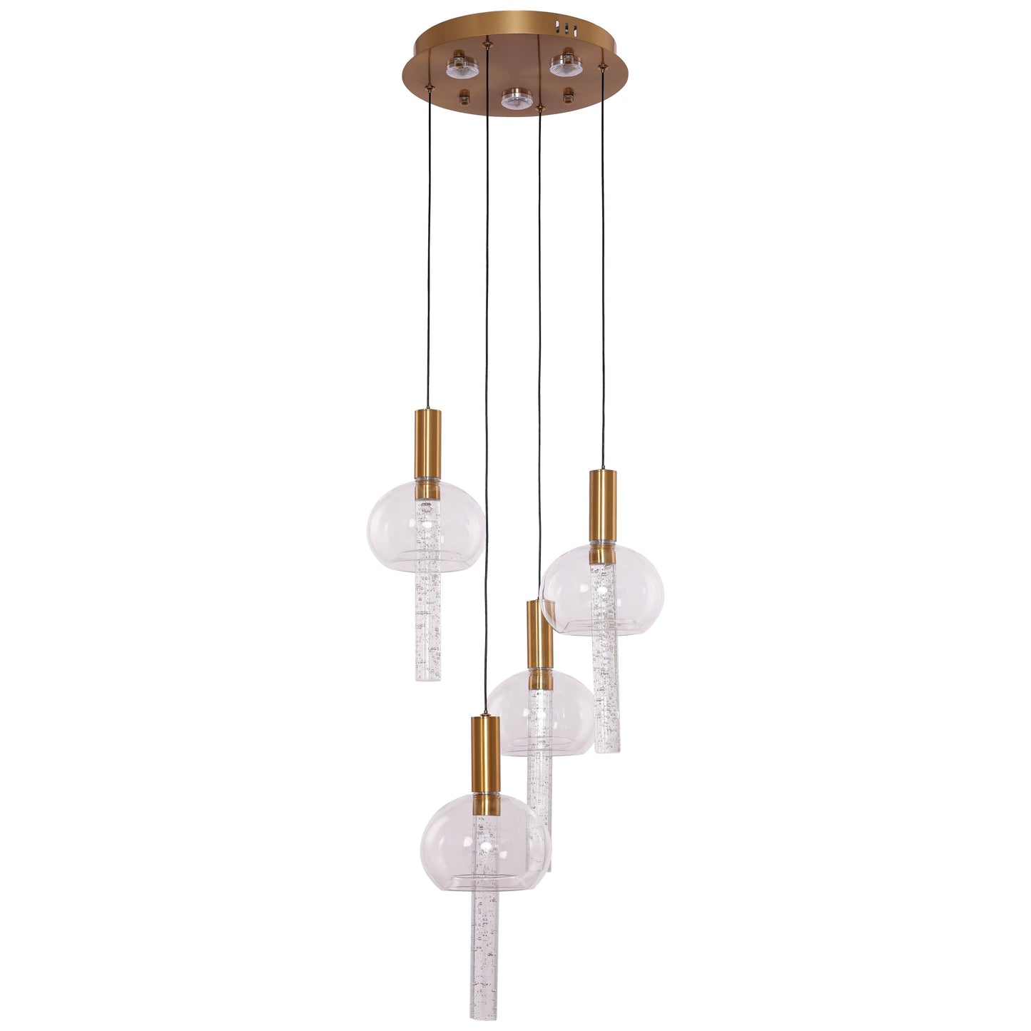 Hanglamp Tubey Copper Gold | 4 - 30cm - Luxury Living