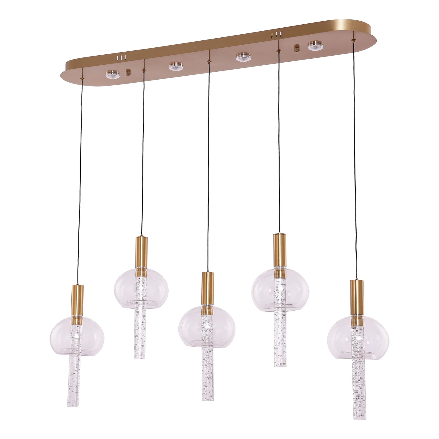 Hanglamp Tubey Copper Gold | 5 - 100x20cm - Luxury Living