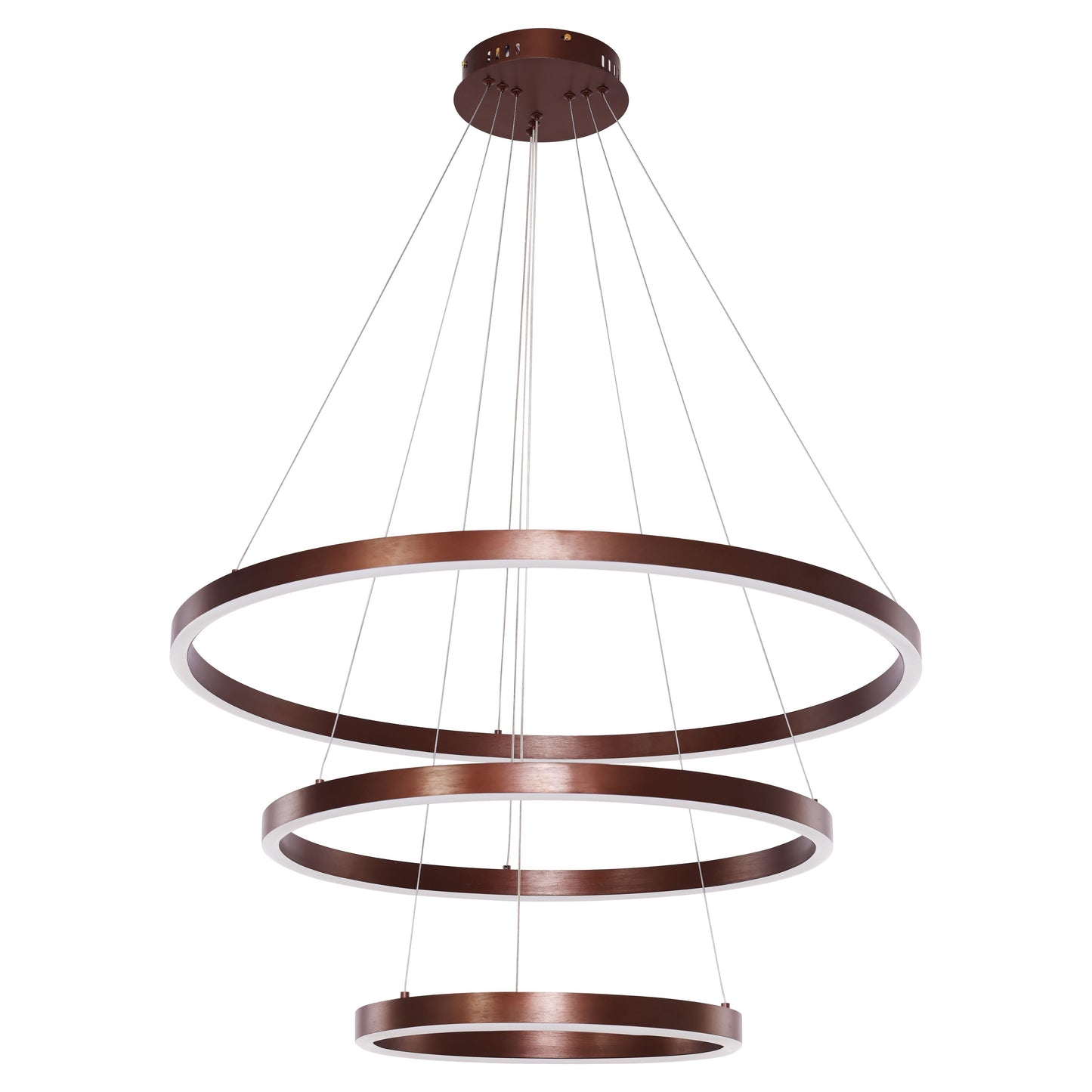 Hanglamp Neo Coffee | 3-Ring 40+60+80cm - Luxury Living