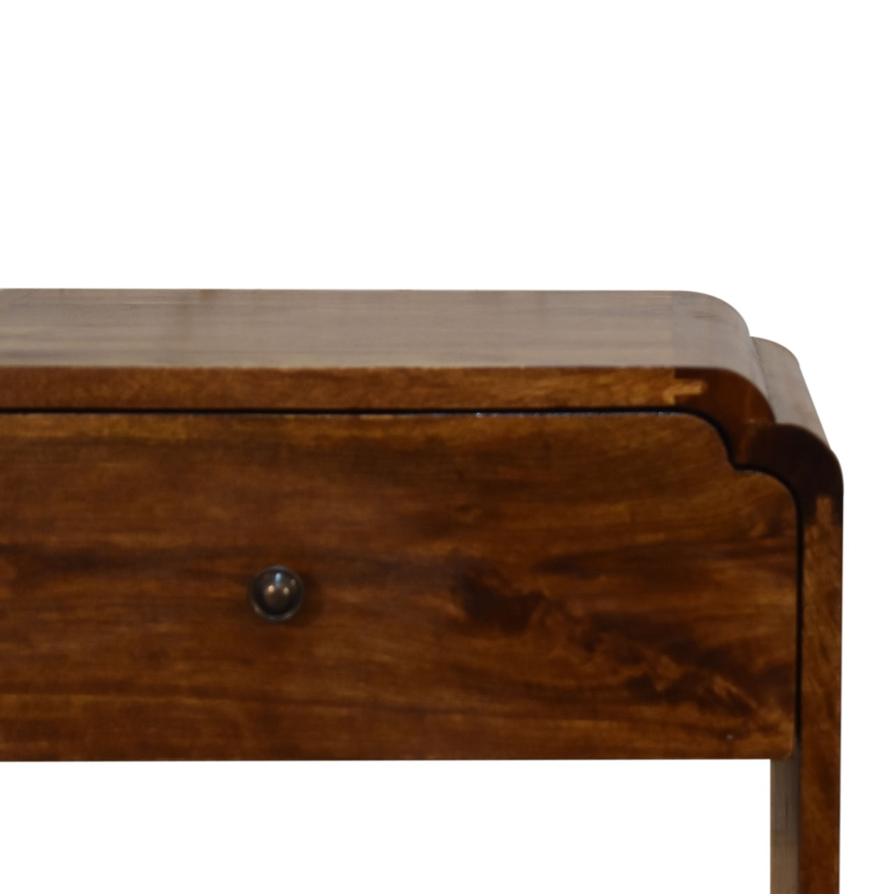 Handgemaakte - Retro nachtkastje – Newton stijl – houtlook – compact