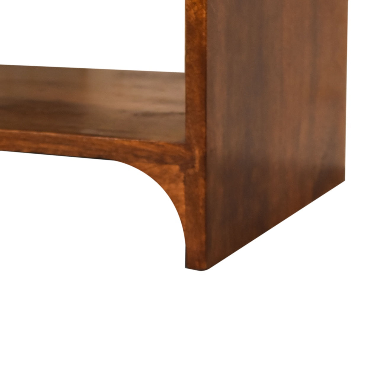 Handgemaakte - Retro nachtkastje – Newton stijl – houtlook – compact
