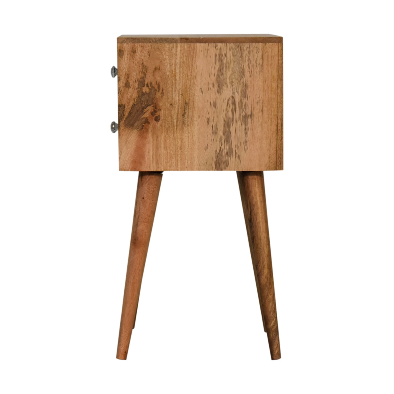 Handgemaakte - Luxe nachtkastje – mini formaat – bone inlay – 2 lades – handgemaakt