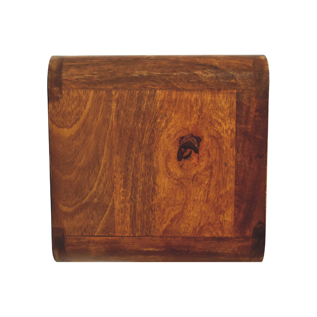 Handgemaakte -Elegant wandkastje – zwevend – mini formaat – kastanjehout