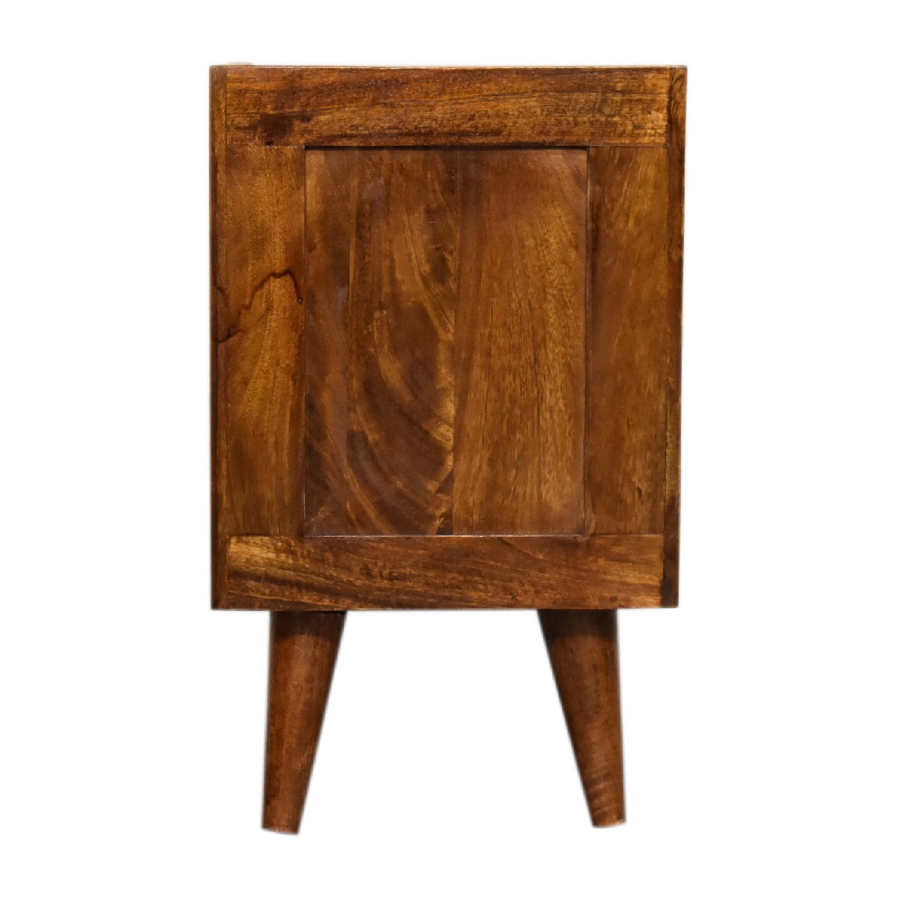 Handgemaakte -Chic nachtkastje – goudkleurig – lade – mini – Manila stijl
