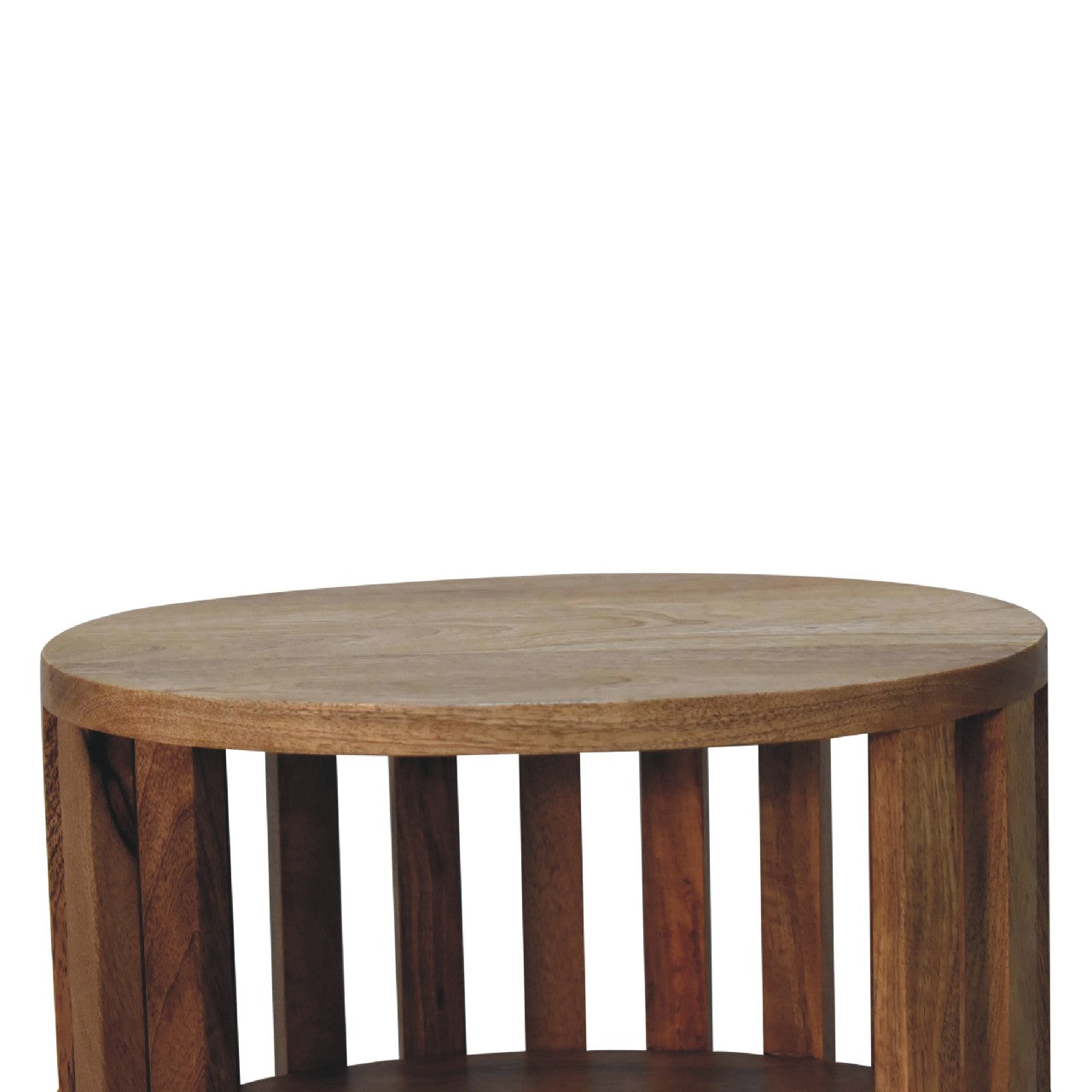 Handgemaakte -Prachtig nachtkastje – Ariella – 2 planken – eikenlook