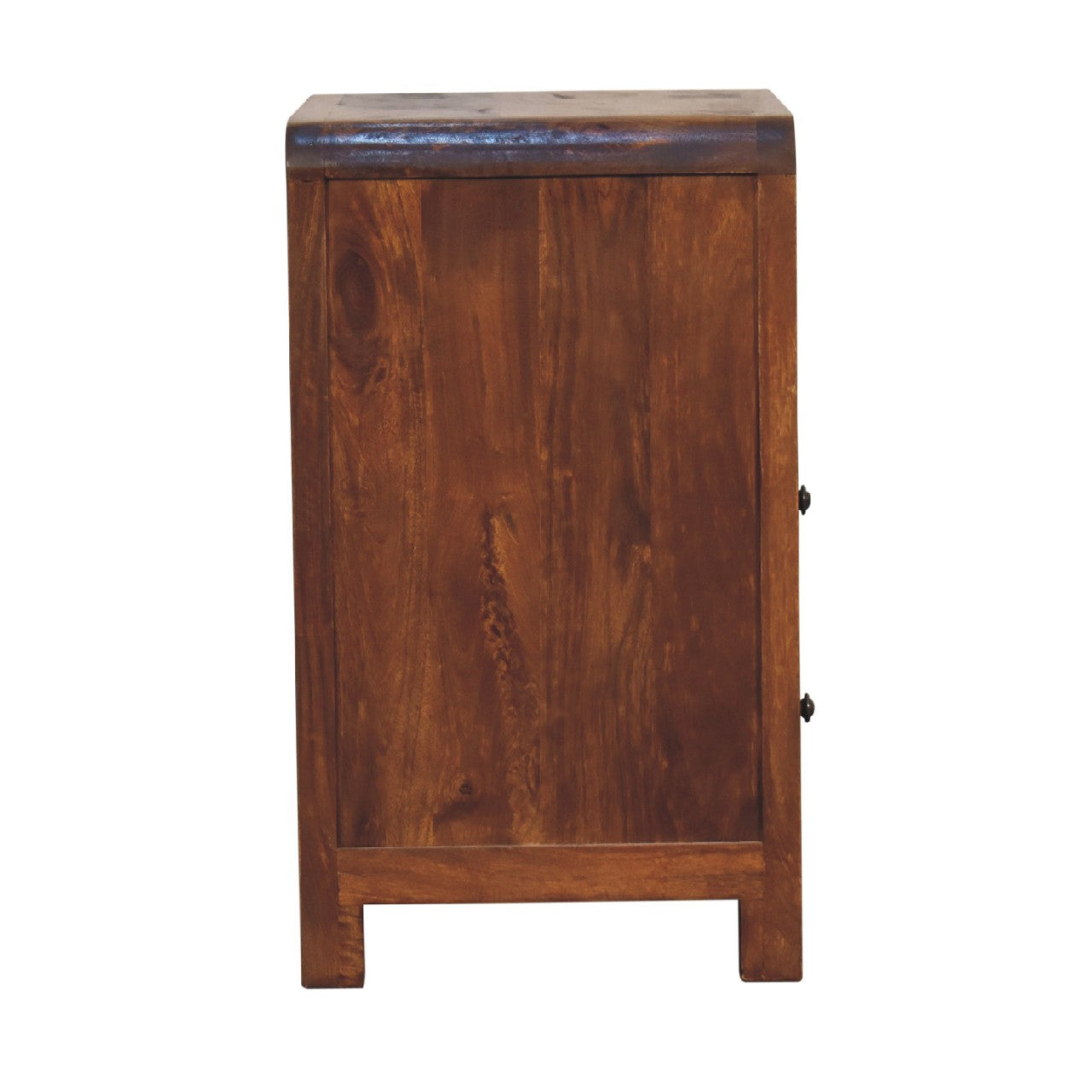 Handgemaakte -Luxe nachtkastje – Aspen model – compact – houtstructuur