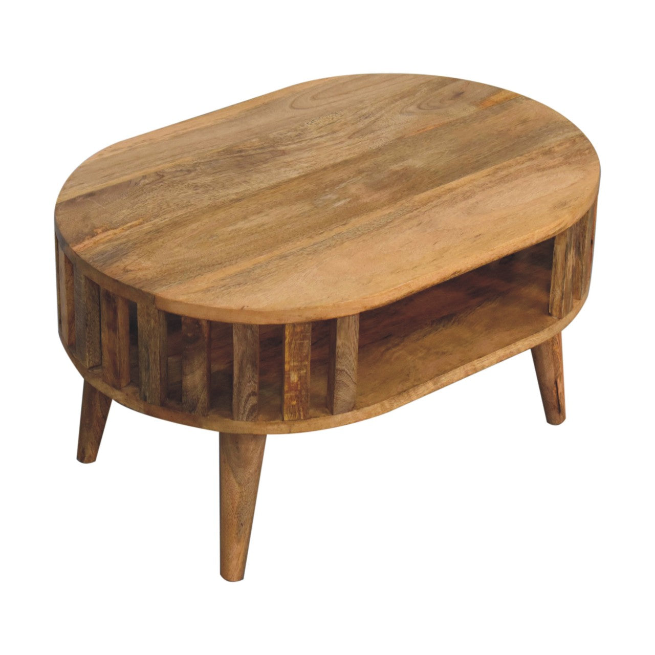 Mini Salontafel – Japanse Stijl | Massief Mangohout | Duurzaam Compact Design