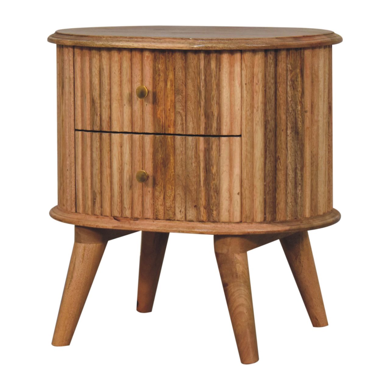 Handgemaakte -Elegant nachtkastje – Soba design – Scandinavische uitstraling