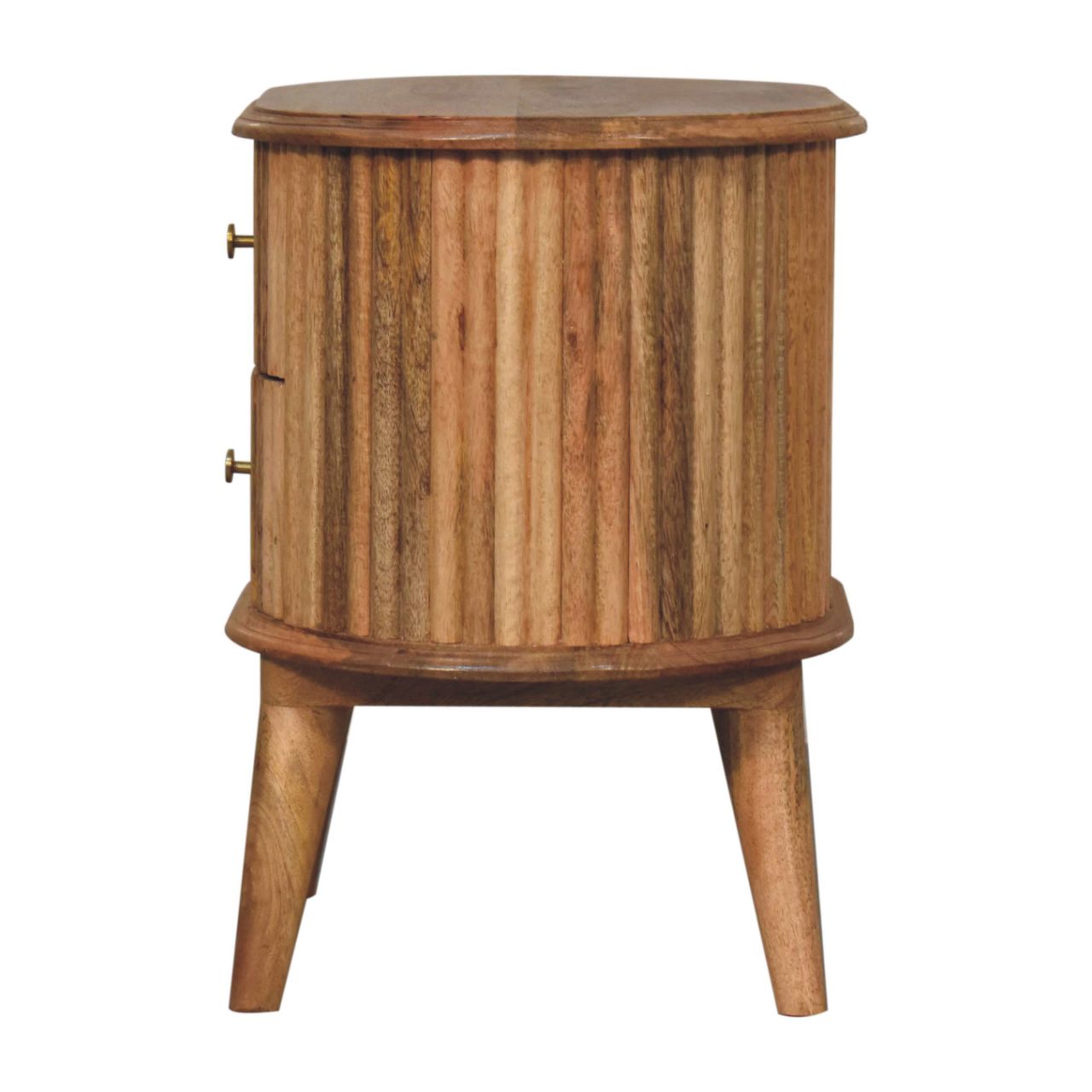 Handgemaakte -Elegant nachtkastje – Soba design – Scandinavische uitstraling