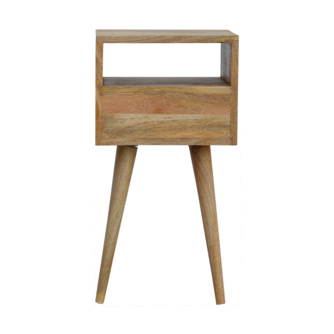 Compact nachtkastje – eikenlook – ruimtebesparend mini model