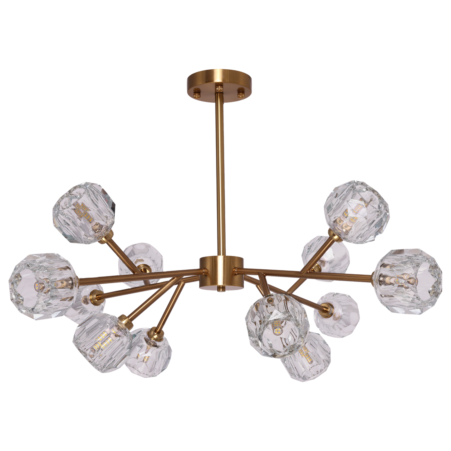 Hanglamp Rosy Copper Gold | 12 - 90x45cm - Luxury Living