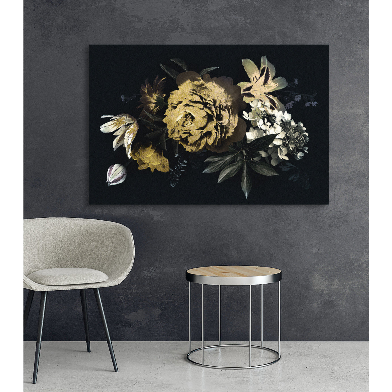 Gold leaf picture - Aiko Living example