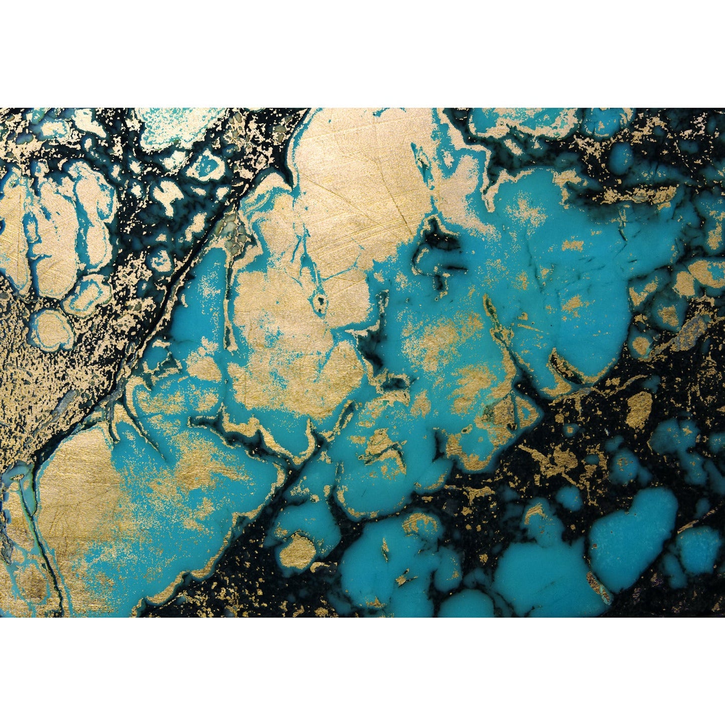 Gold leaf picture - Benno