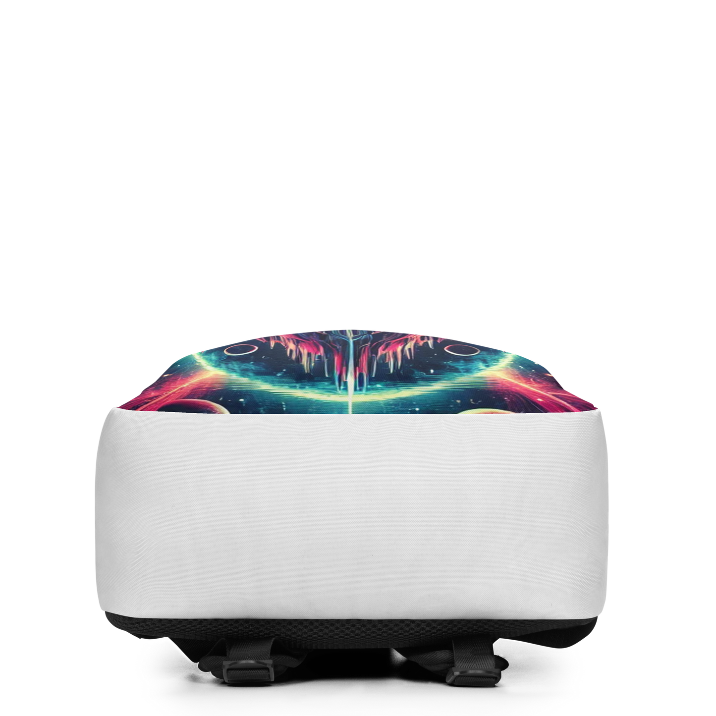 Celestial Mirror: The Gateway to Distant Worlds Backpack white side panel