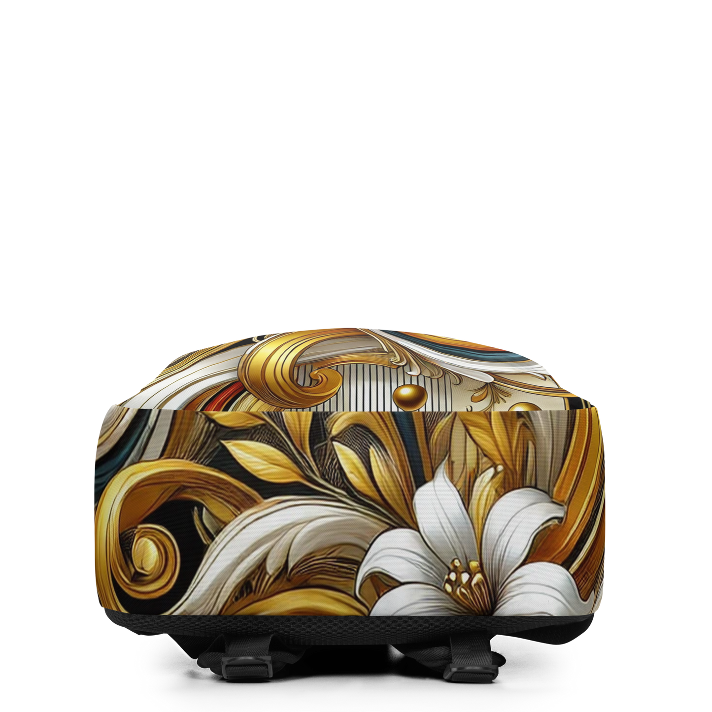 Luxurious Baroque-Inspired Minimalist Backpack