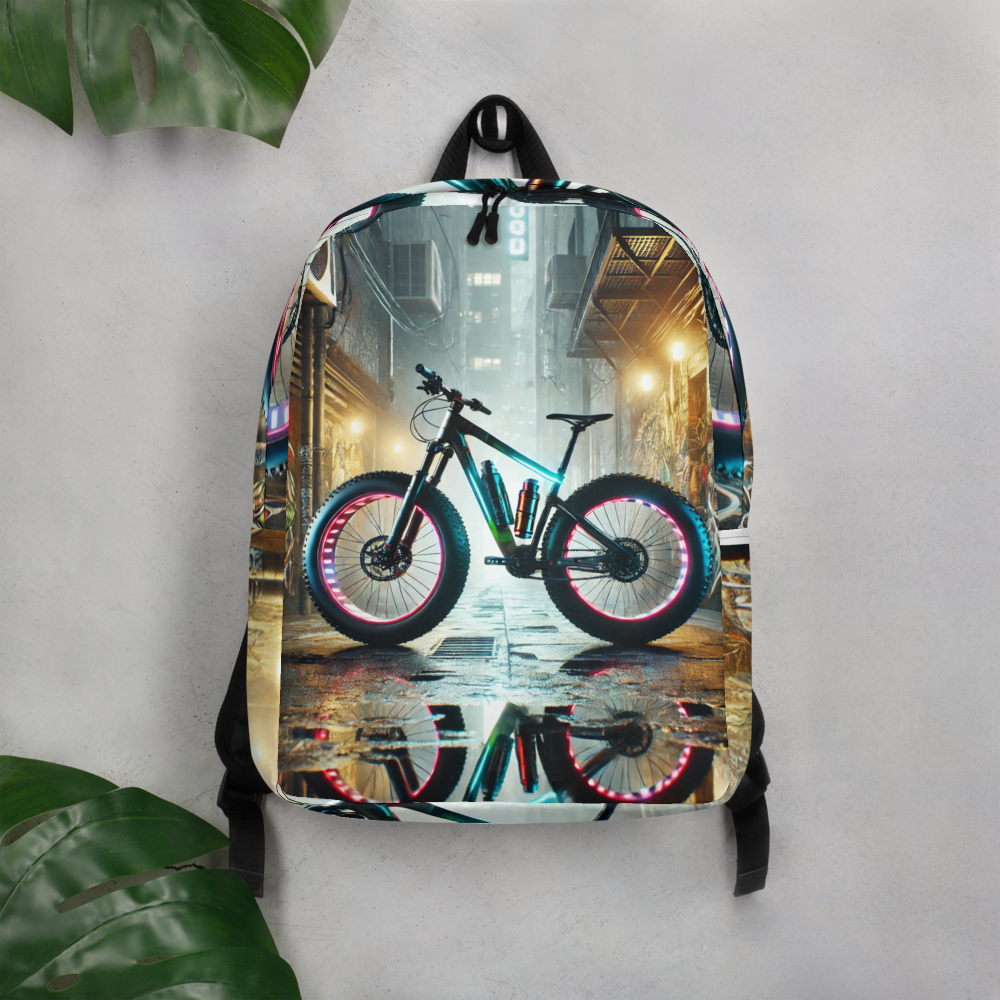 Fatbike Rugtas - Minimalistische Rugzak met Laptopvak - Waterbestendig - 15" Laptop Compartement - Stijlvolle Urban Fietstas
