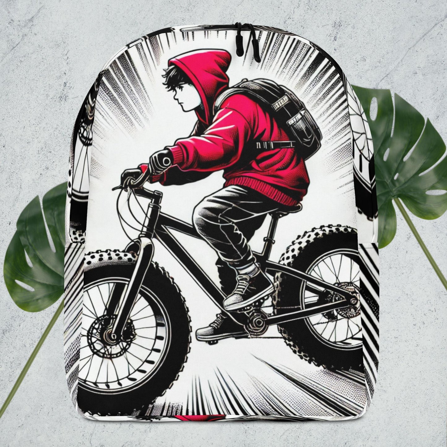 stijlvolle Fatbike Rugtas - met Laptopvak - Waterbestendig - 15" Laptop Compartement - Stijlvolle Urban Fietstas