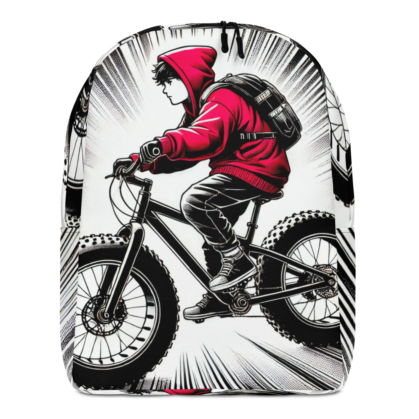 stijlvolle Fatbike Rugtas - met Laptopvak - Waterbestendig - 15" Laptop Compartement - Stijlvolle Urban Fietstas