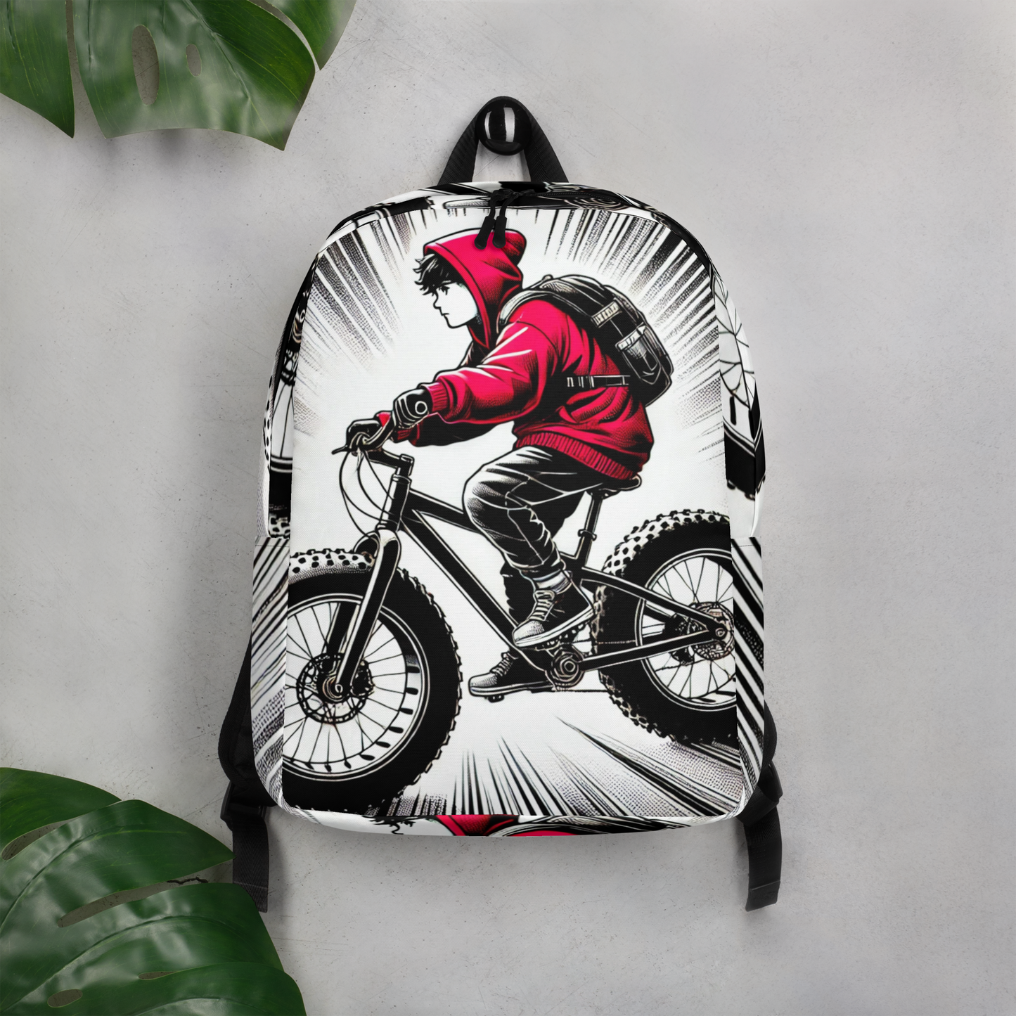 stijlvolle Fatbike Rugtas - met Laptopvak - Waterbestendig - 15" Laptop Compartement - Stijlvolle Urban Fietstas