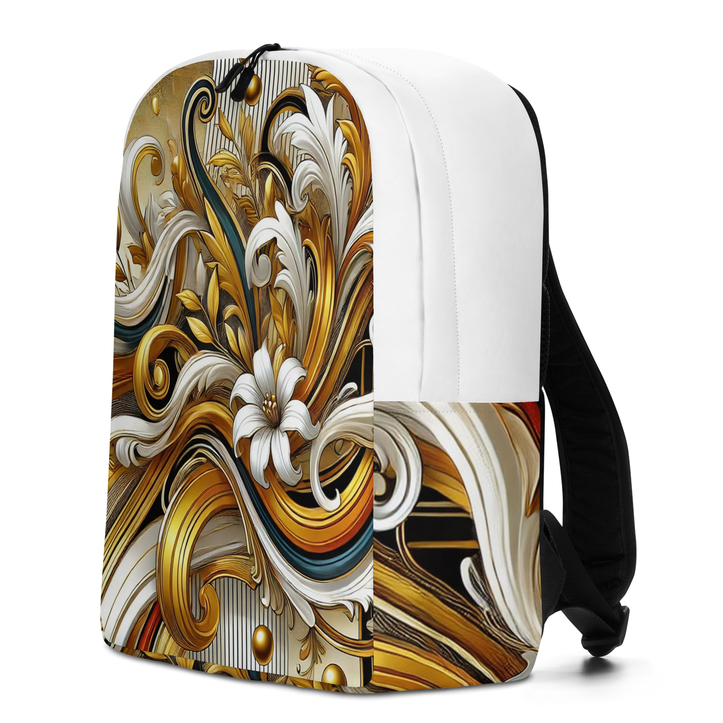 Luxurious Baroque-Inspired Minimalist Backpack