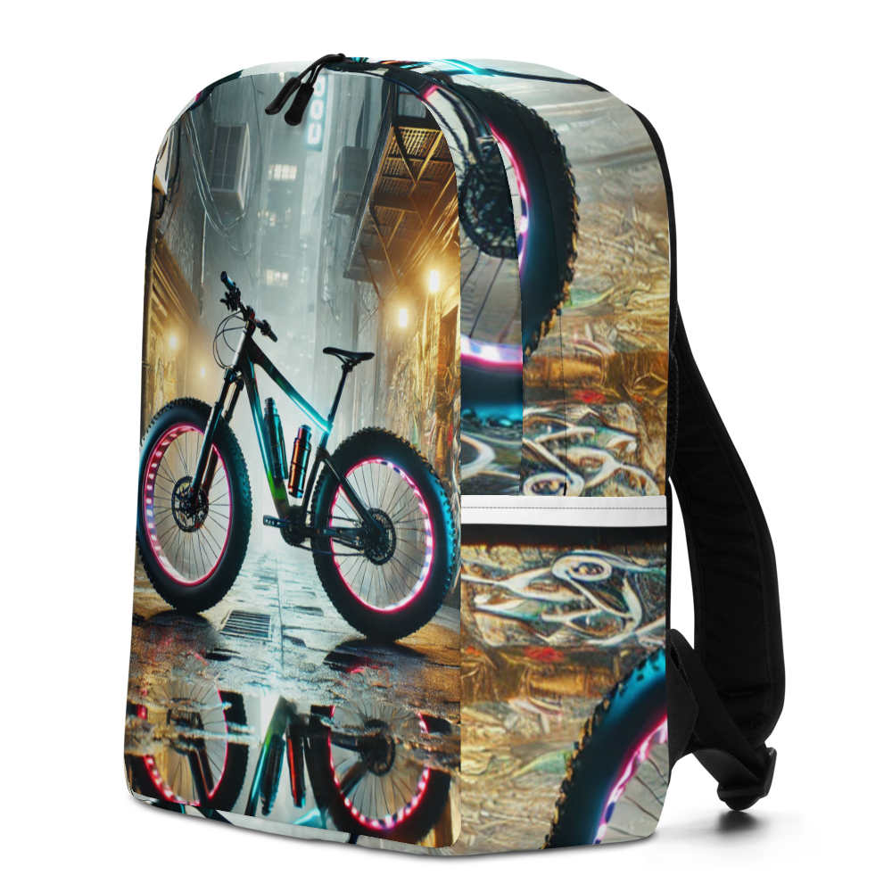 Fatbike Rugtas - Minimalistische Rugzak met Laptopvak - Waterbestendig - 15" Laptop Compartement - Stijlvolle Urban Fietstas