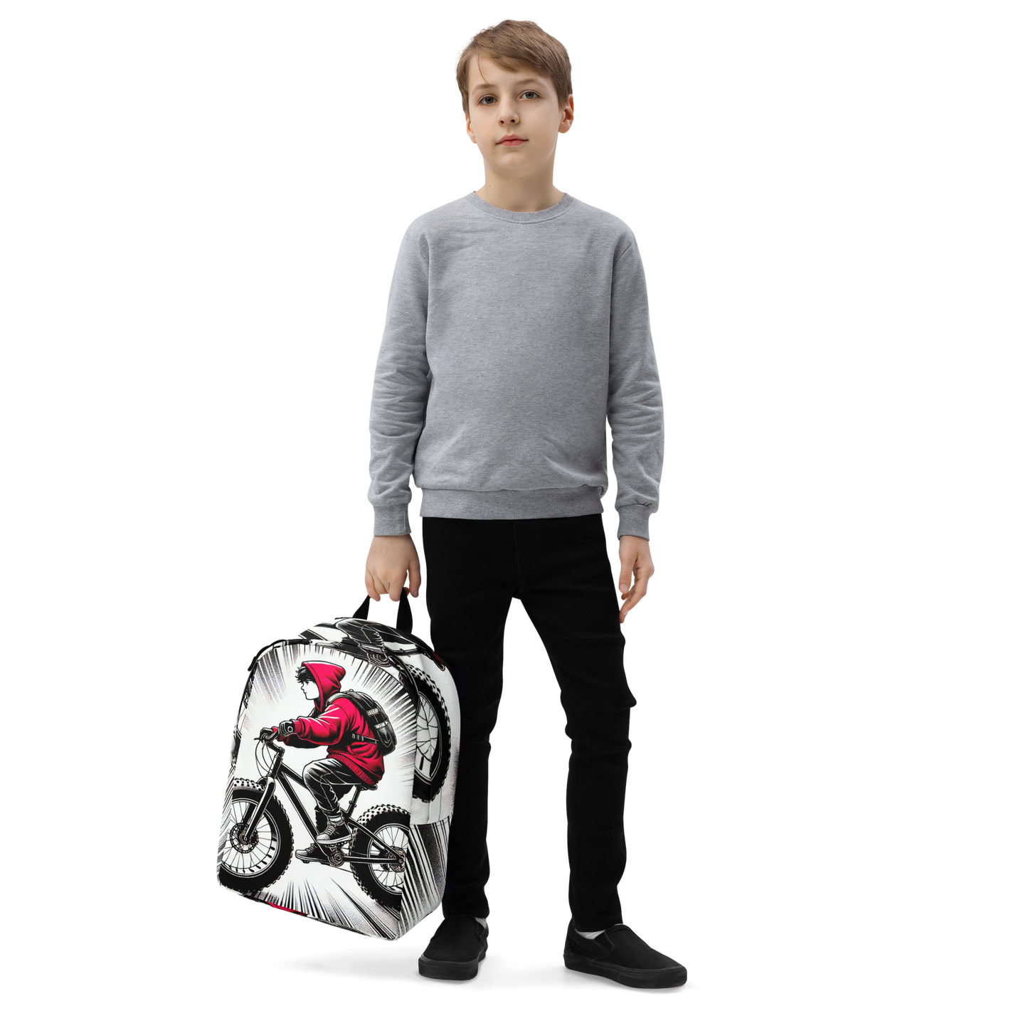 stijlvolle Fatbike Rugtas - met Laptopvak - Waterbestendig - 15" Laptop Compartement - Stijlvolle Urban Fietstas