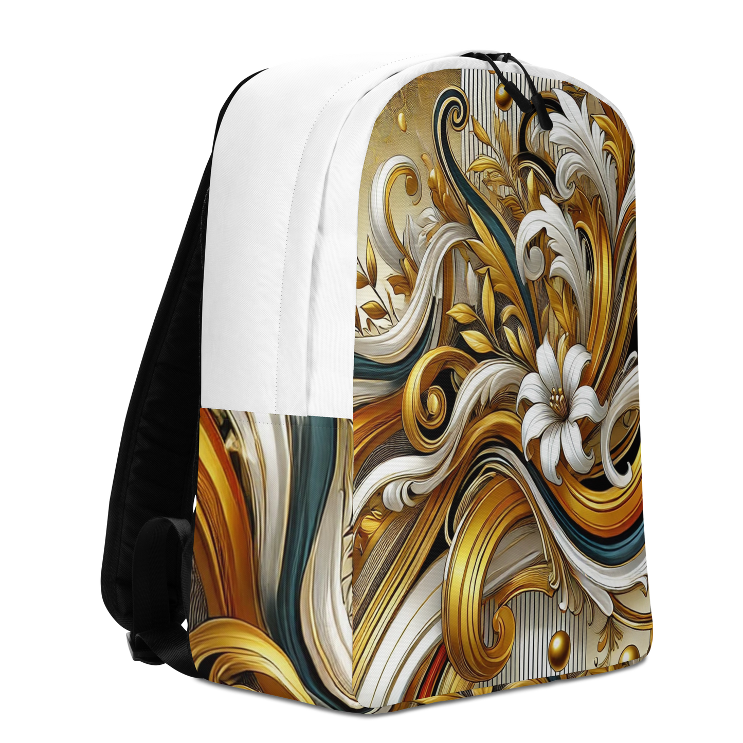 Luxurious Baroque-Inspired Minimalist Backpack