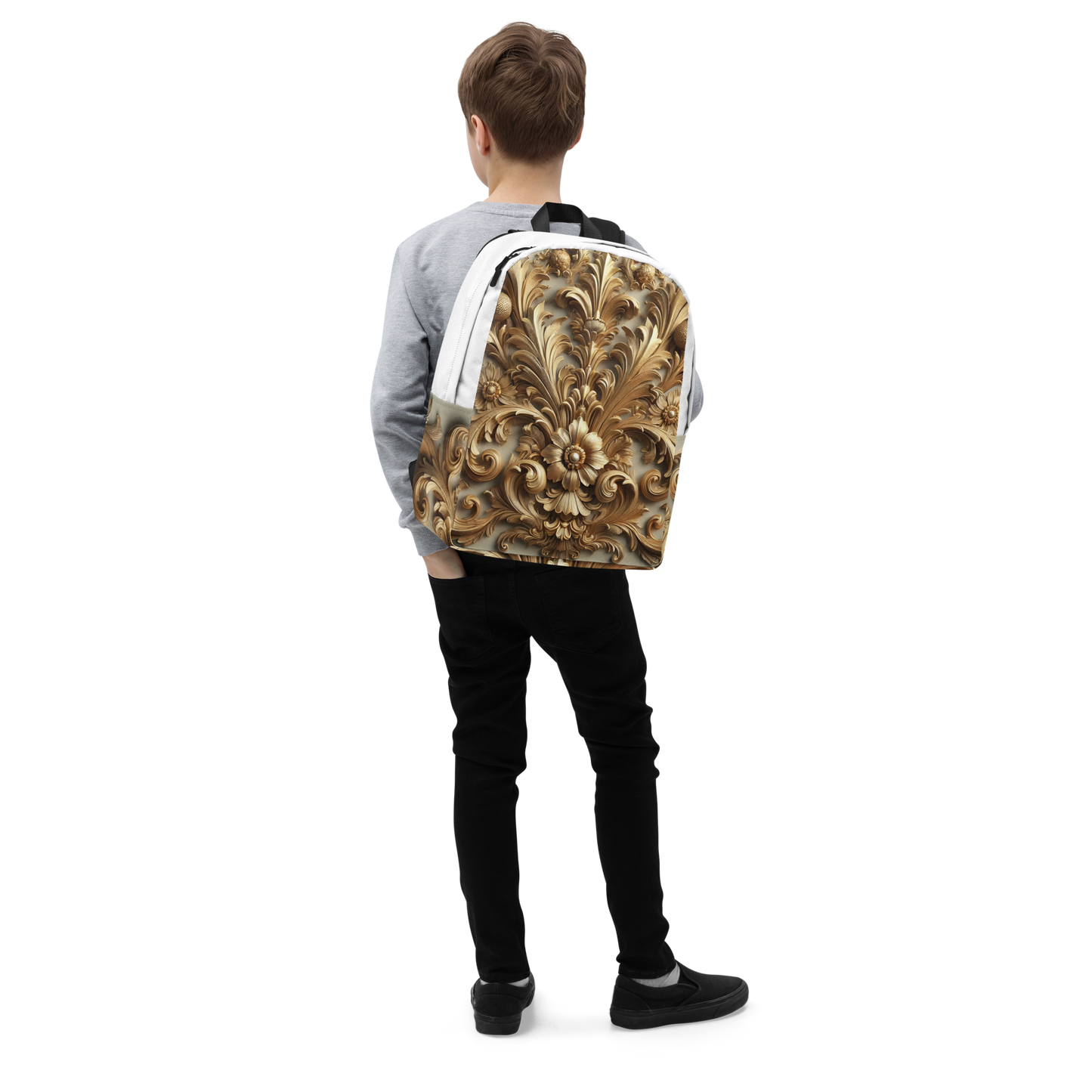 Luxe Barok Rugzak – Waterdicht met Laptopvak en Ergonomische Schouderbanden