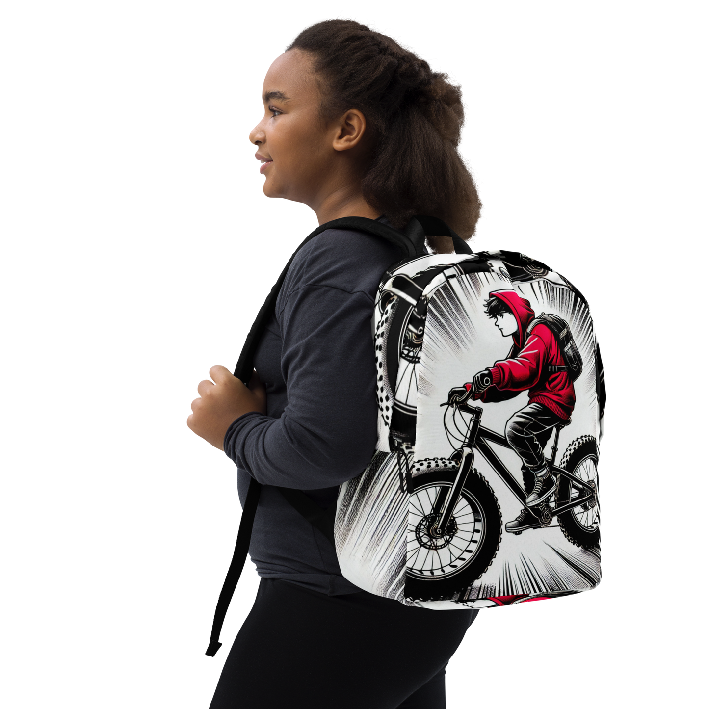 stijlvolle Fatbike Rugtas - met Laptopvak - Waterbestendig - 15" Laptop Compartement - Stijlvolle Urban Fietstas