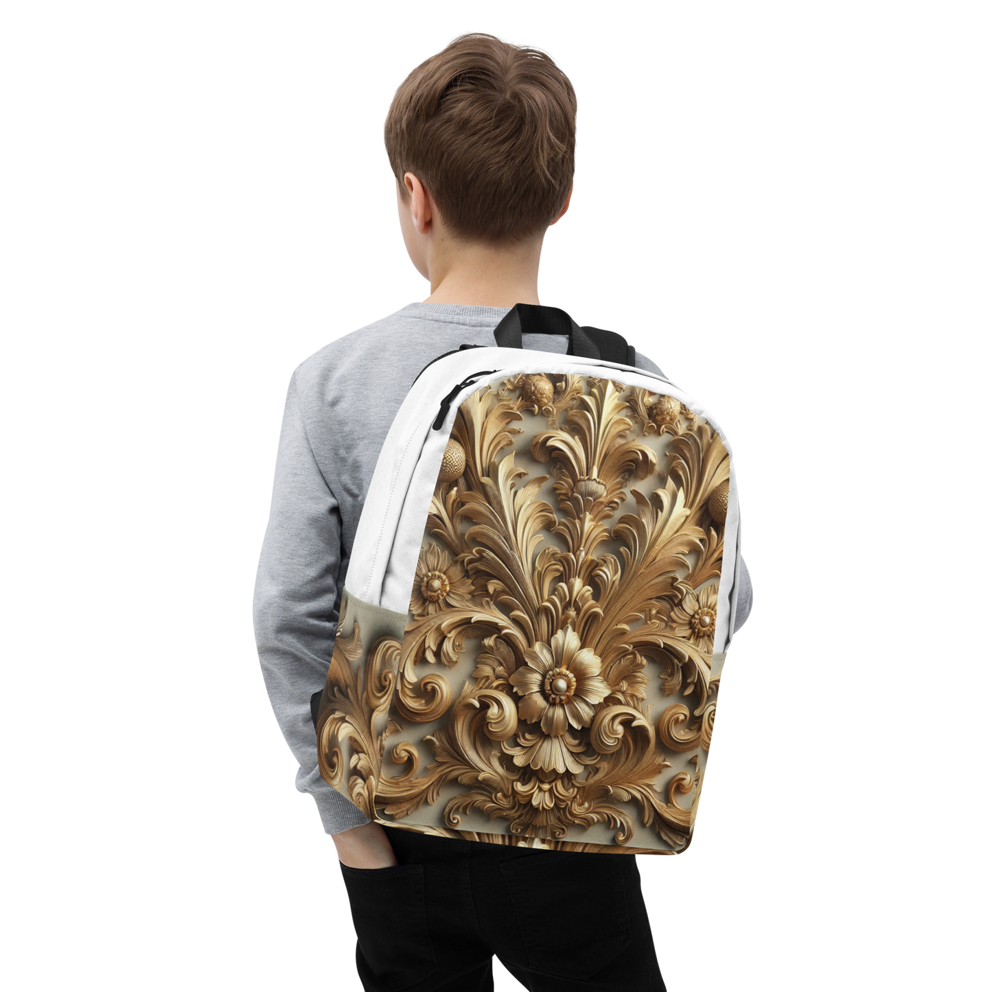 Luxe Barok Rugzak – Waterdicht met Laptopvak en Ergonomische Schouderbanden
