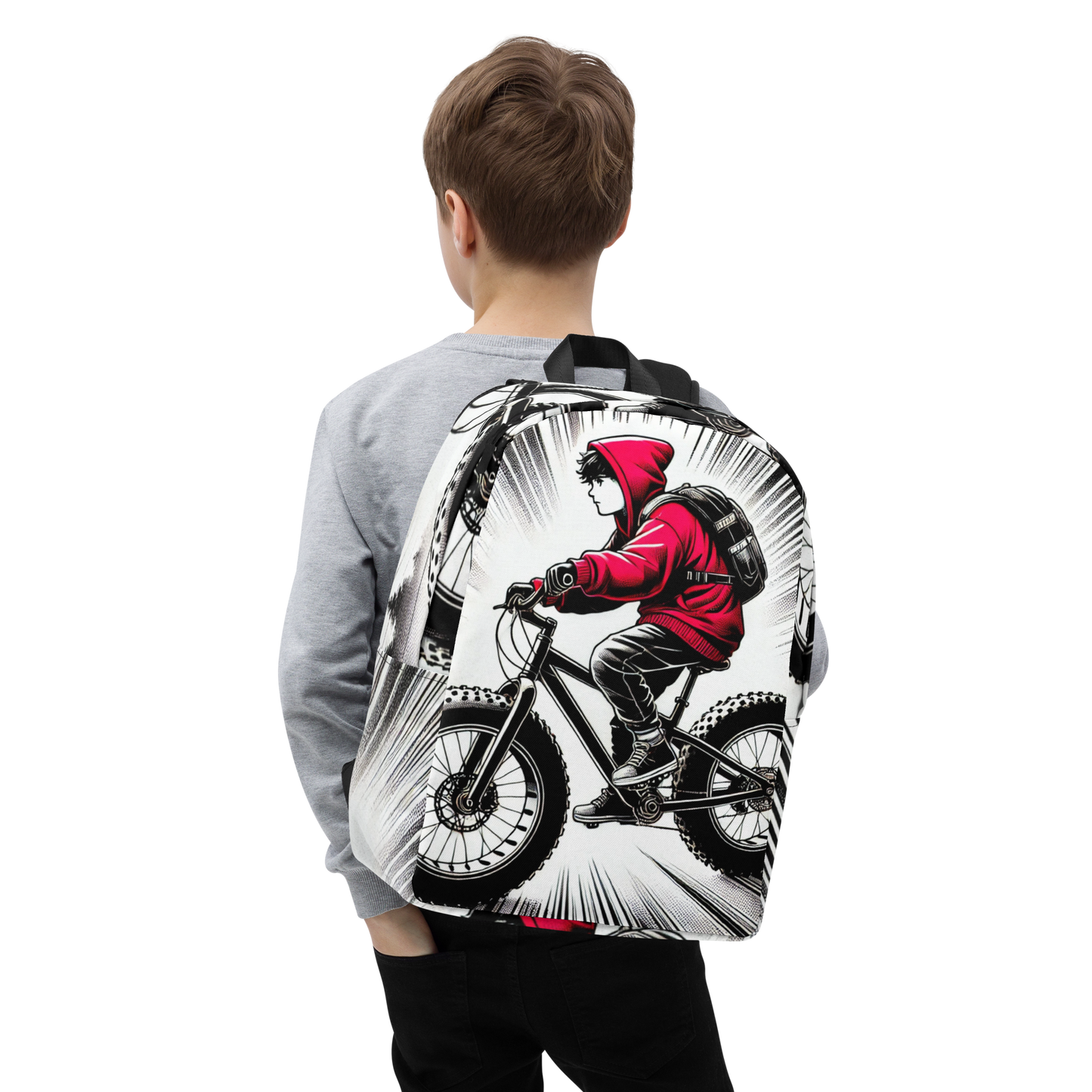 stijlvolle Fatbike Rugtas - met Laptopvak - Waterbestendig - 15" Laptop Compartement - Stijlvolle Urban Fietstas