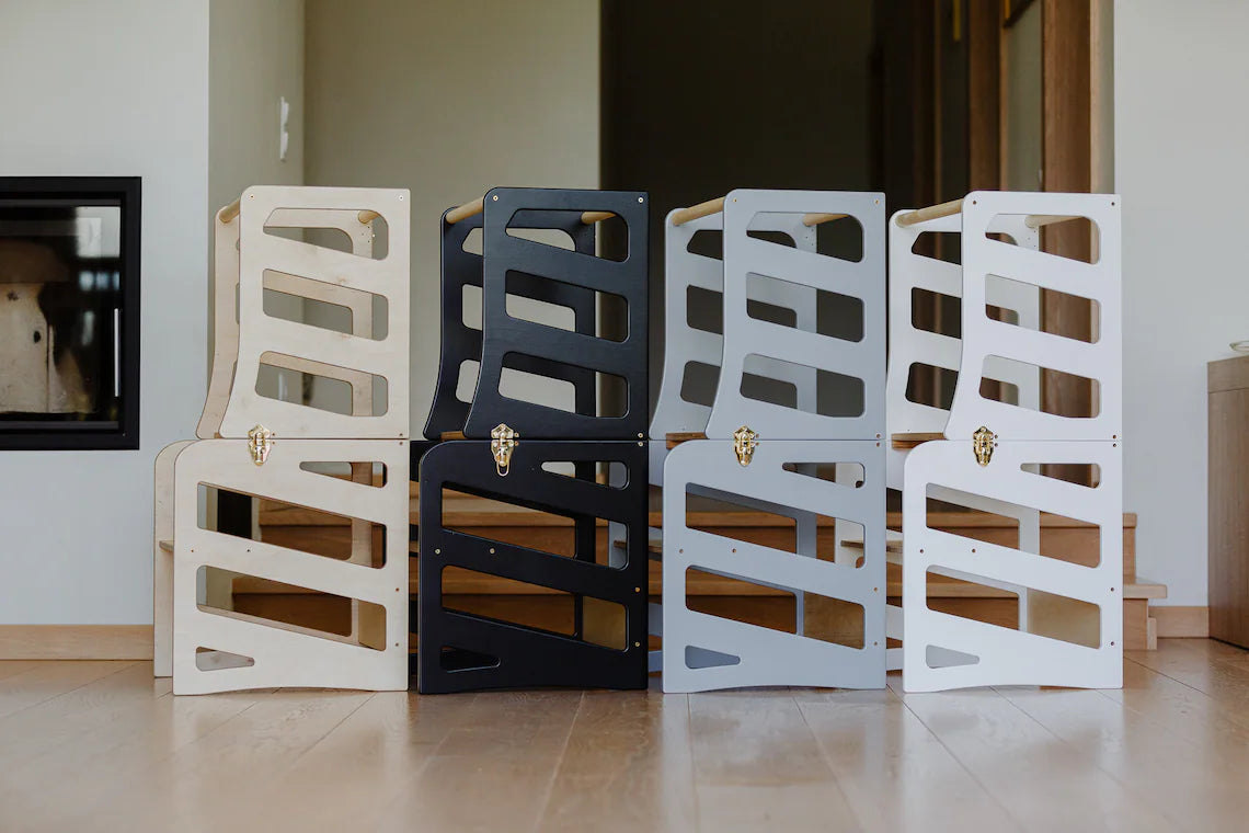 3 in 1 toren, bureau & glijbaan voor kinderen