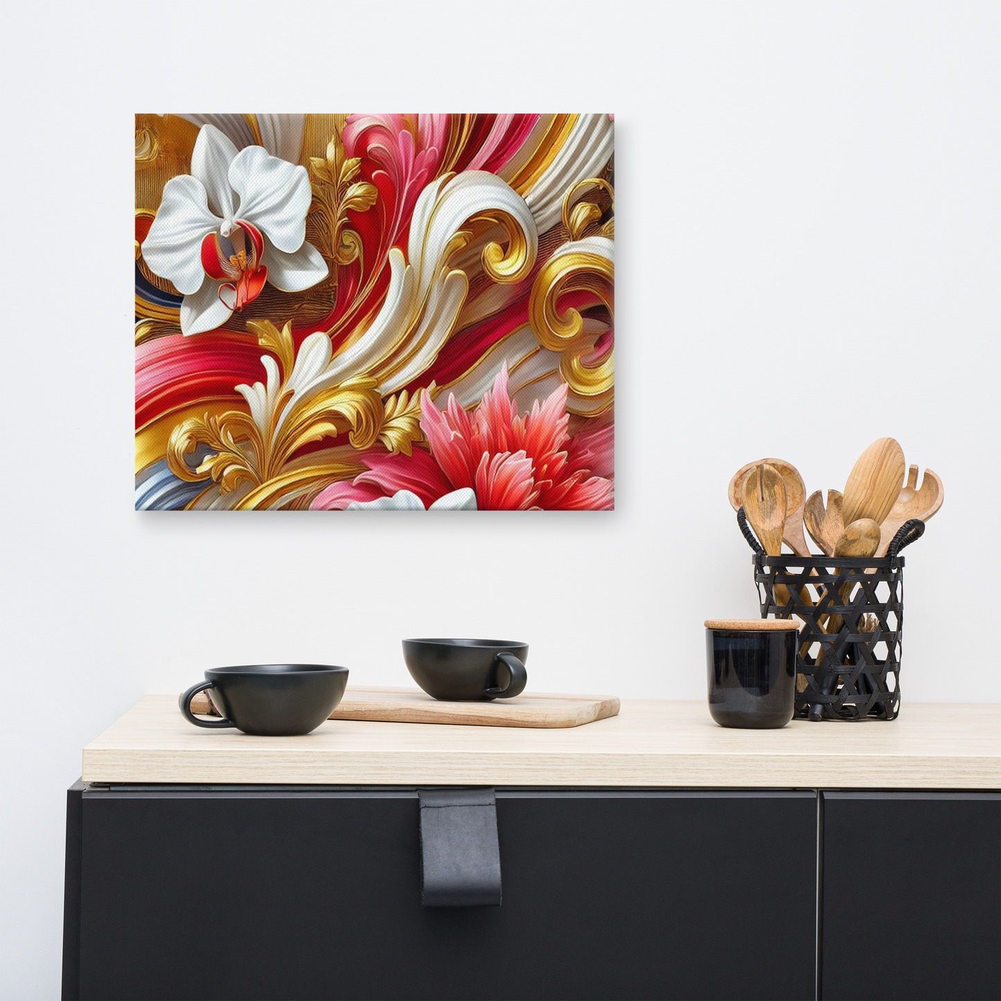 Geef je ruimte een vleugje luxe met dit opvallende canvas