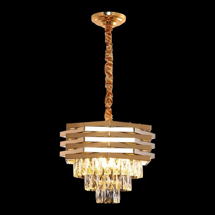 Sfeervolle Hanglamp Crystal Gold