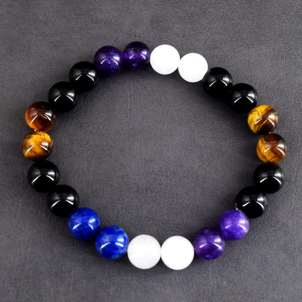 Echte Multi-Edelstenen Stretch Kralenarmband 89,00 CT