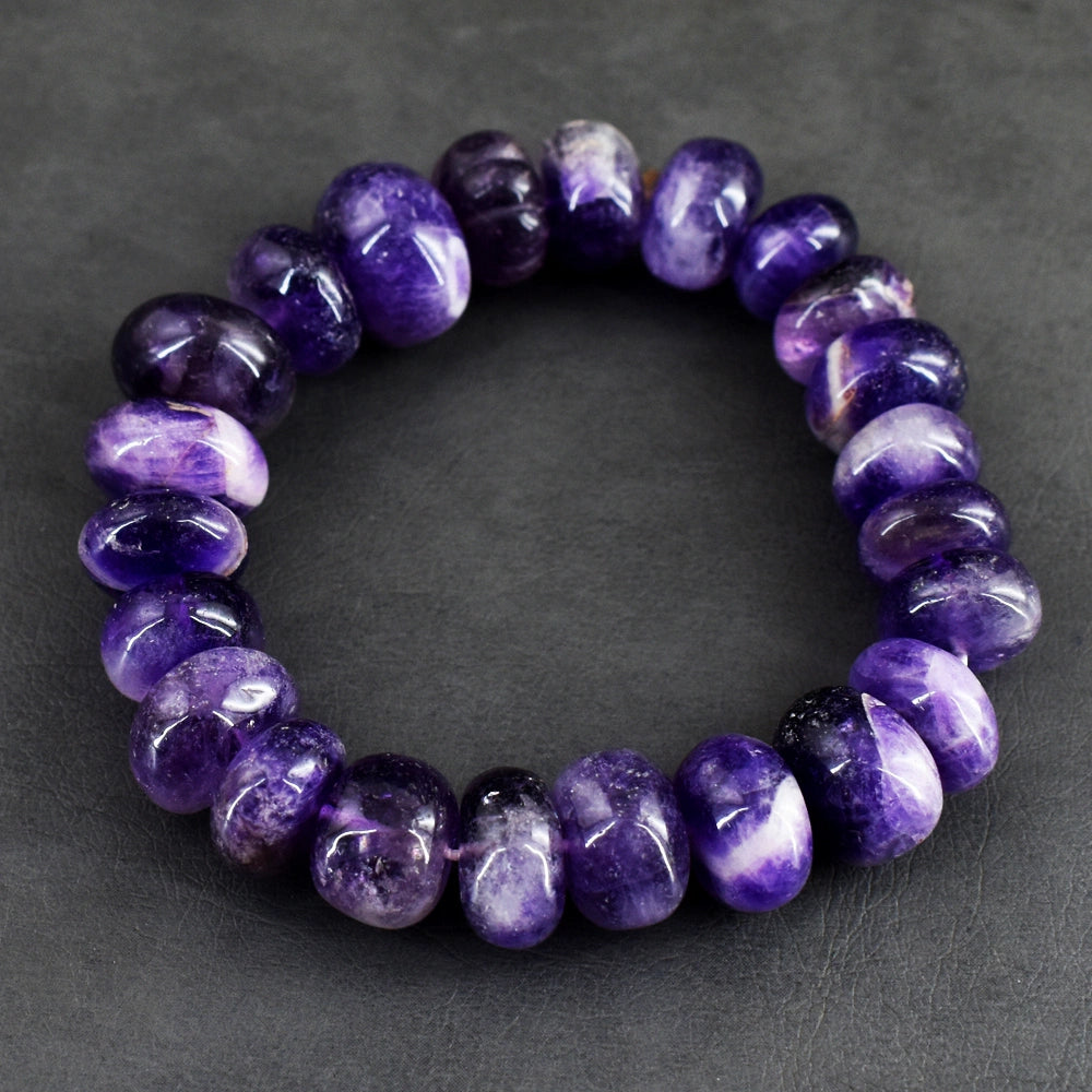 Echte Amethist Stretch Armband 304,00 CT